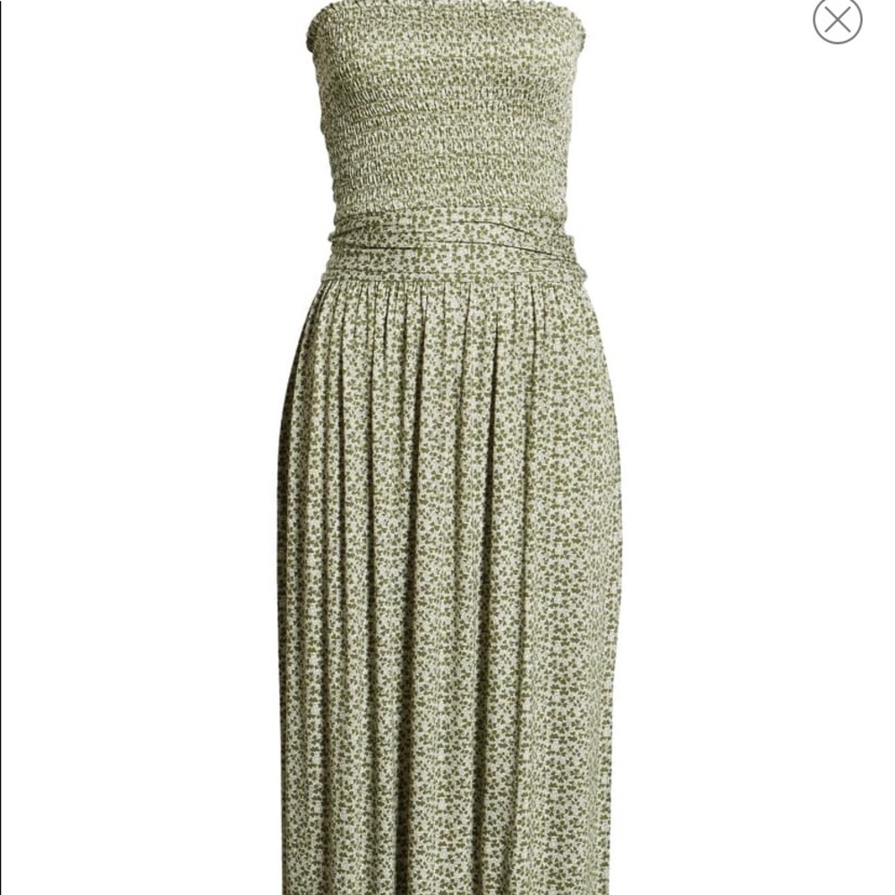 Strapless Smocked Bodice Easygoing Breezy … - Picture 6 of 6